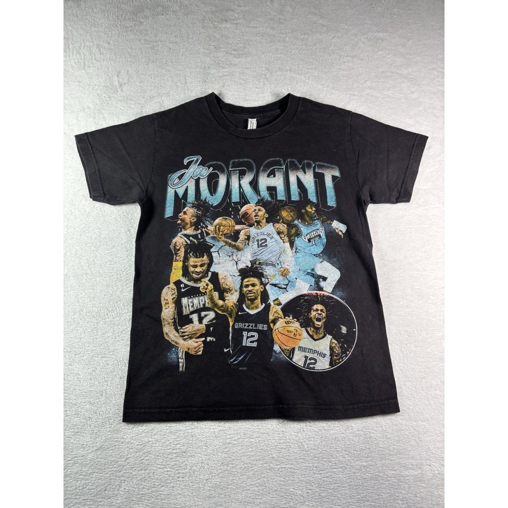 American Apparel Mens Ja Morant Memphis Grizzlies Graphic T-Shirt Black Small